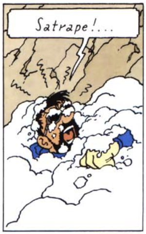 satrape- Tintin au Tibet, page 27